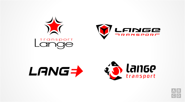 pierwsze propozycje logo Lange